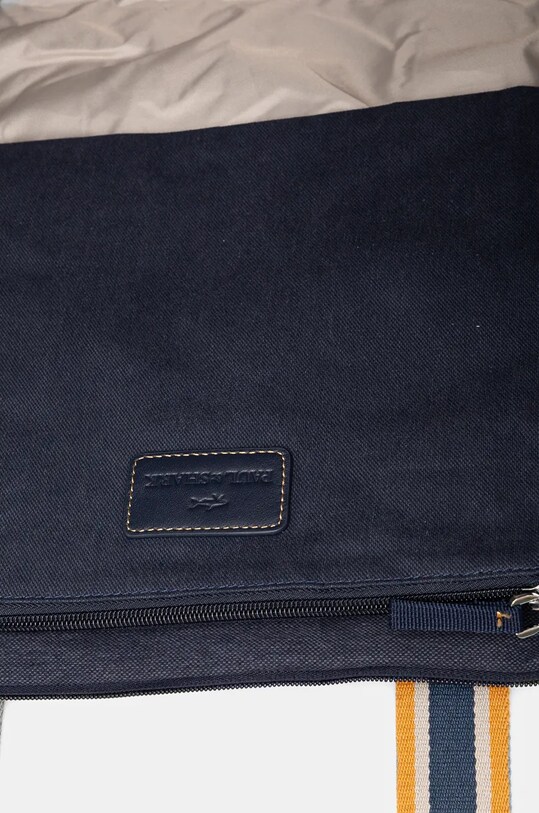 Βαμβακερή τσάντα Paul&Shark 14318101 σκούρο μπλε