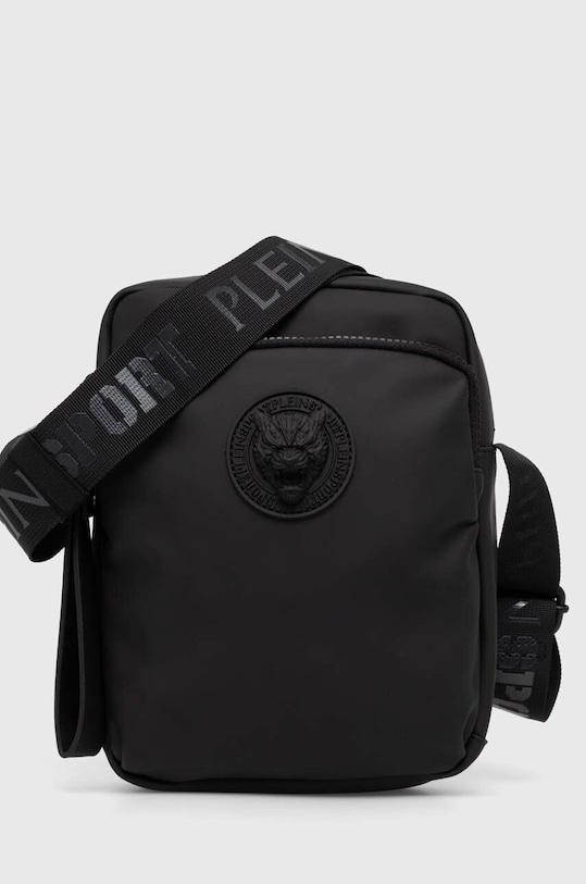 PLEIN SPORT saszetka nie mieści A4 czarny 2100122