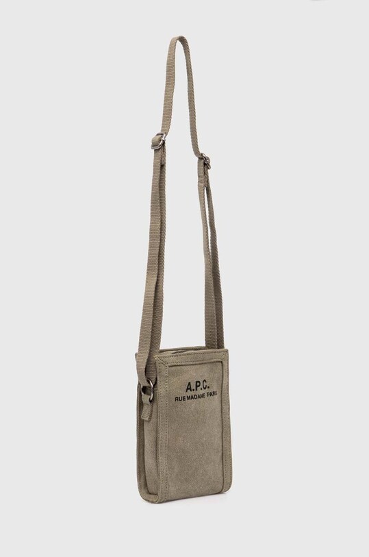 A.P.C. borseta recuperation CODBM.H61931 verde AW24