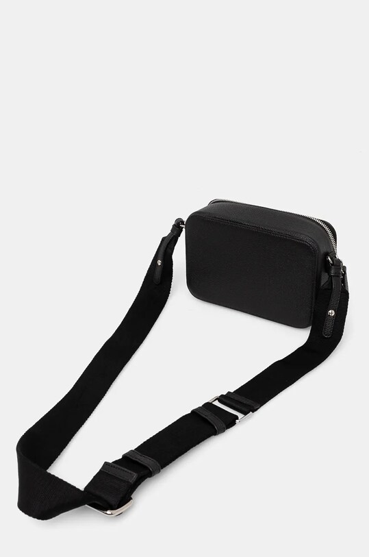 Аксесуари Шкіряна сумка A.P.C. camera bag soho PXBLH.M61695 чорний