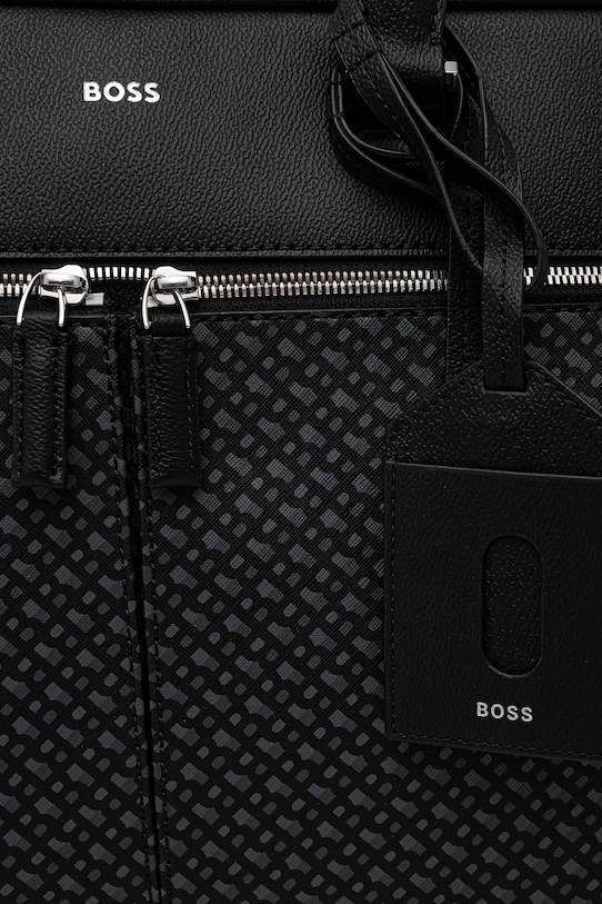 Kožna torba za laptop BOSS crna 50529304