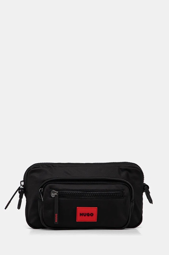 Ledvinka HUGO hladký černá 50536811