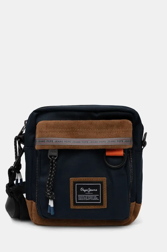 Ledvinka Pepe Jeans AZIEL LONDON textilní námořnická modř PM030849