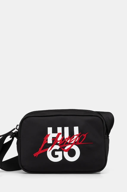 Ledvinka HUGO nášivka černá 50529390