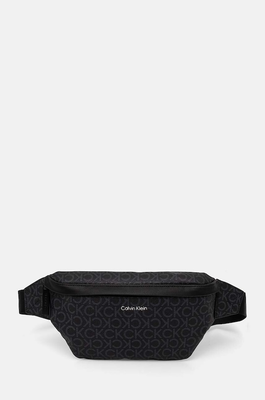 Ľadvinka Calvin Klein imitácia kože čierna K50K512201