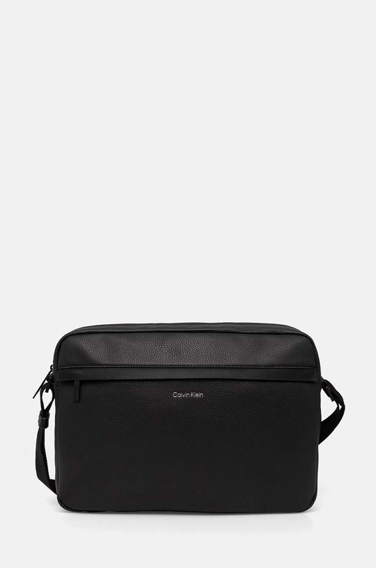 Torba za laptop Calvin Klein imitacija zrnate kože crna K50K512514