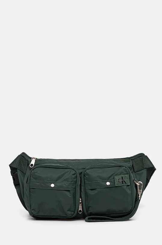 Ledvinka Calvin Klein Jeans hladký zelená K50K512573