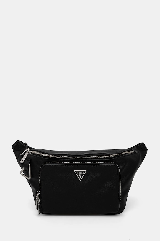 Τσάντα φάκελος Guess MILANO συνθετικό μαύρο HMMISA.P4256