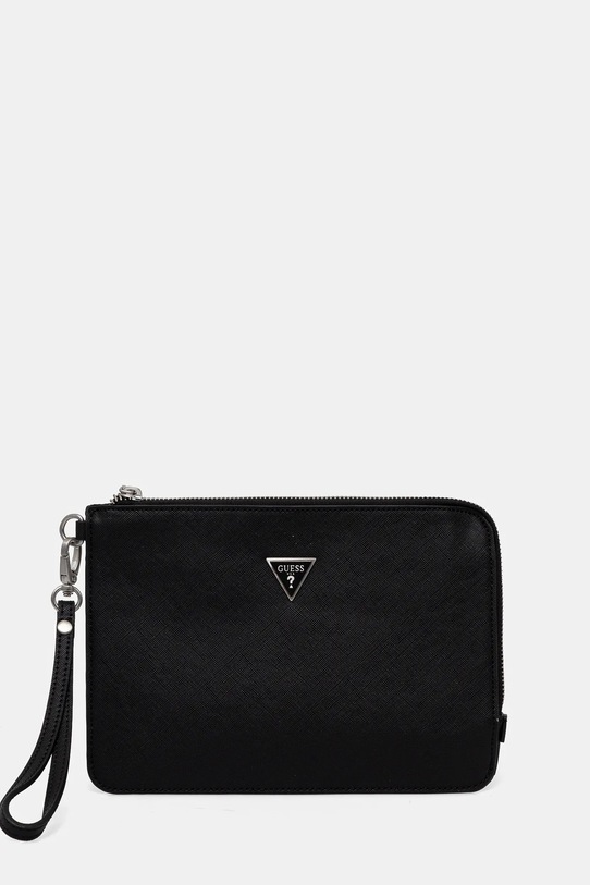 Torba Guess TORINO imitacija zrnate kože crna HMTOSA.P4255