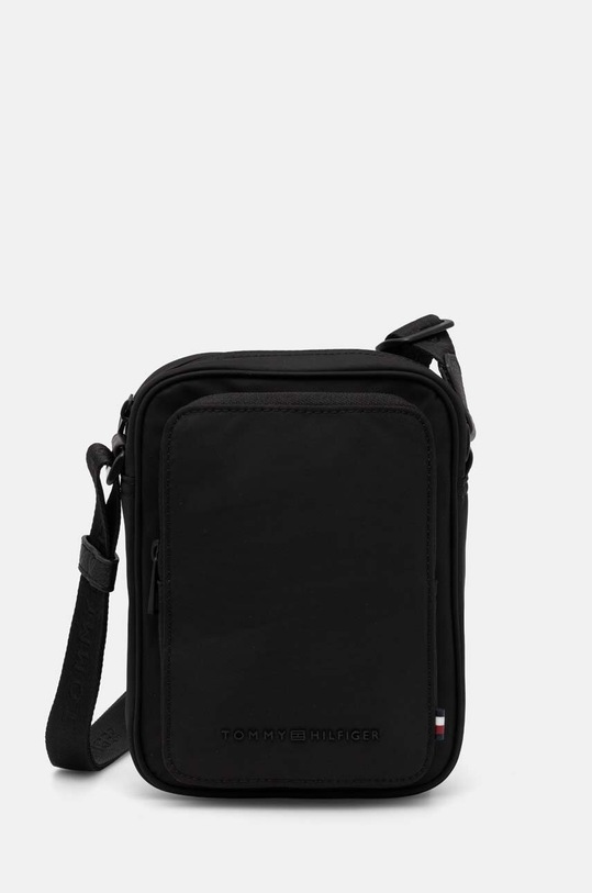 Torba Tommy Hilfiger bez uzorka crna AM0AM12688