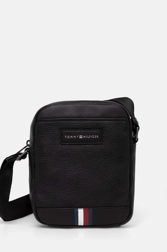 Tommy Hilfiger saszetka nie mieści A4 czarny AM0AM12711