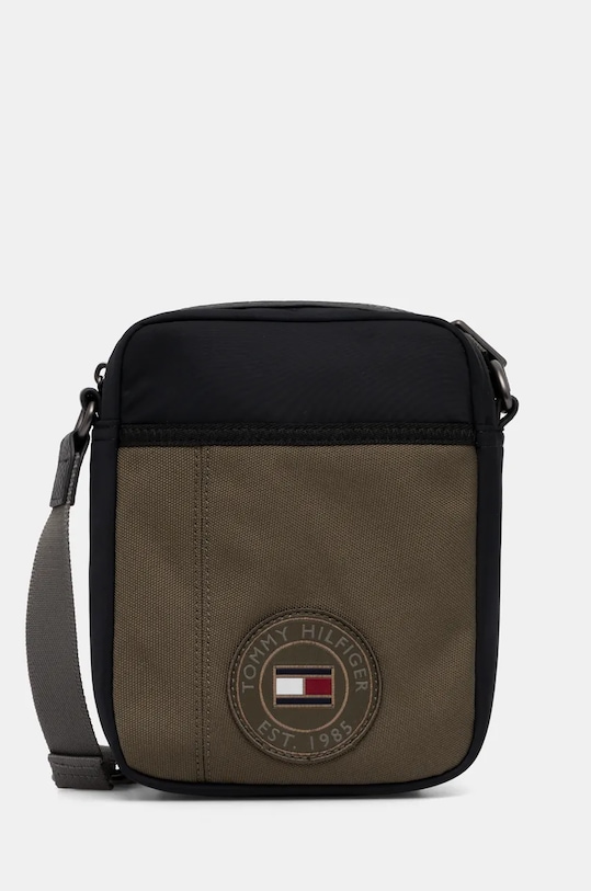 Чанта през рамо Tommy Hilfiger текстилен зелен AM0AM12740