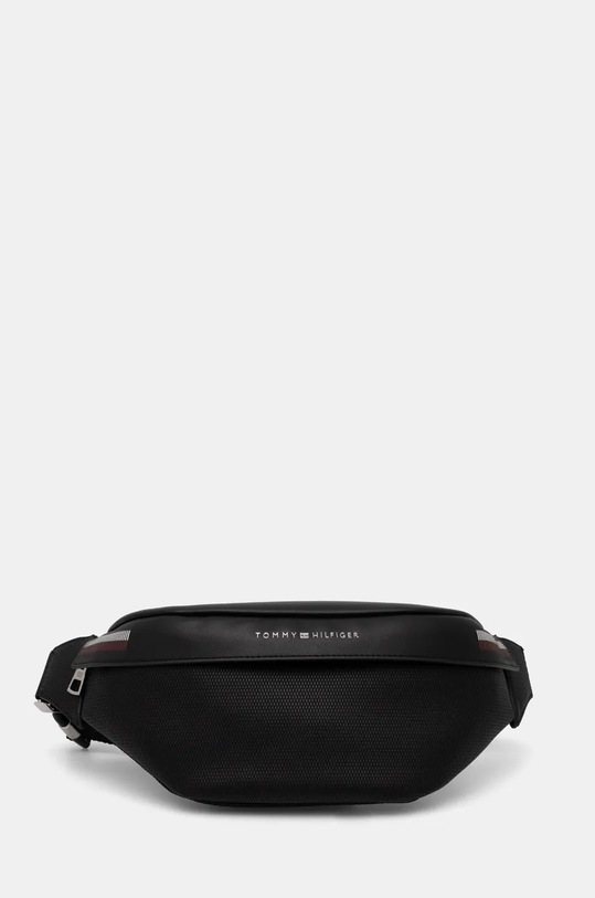 Τσάντα φάκελος Tommy Hilfiger υφασμάτινο μαύρο AM0AM12721