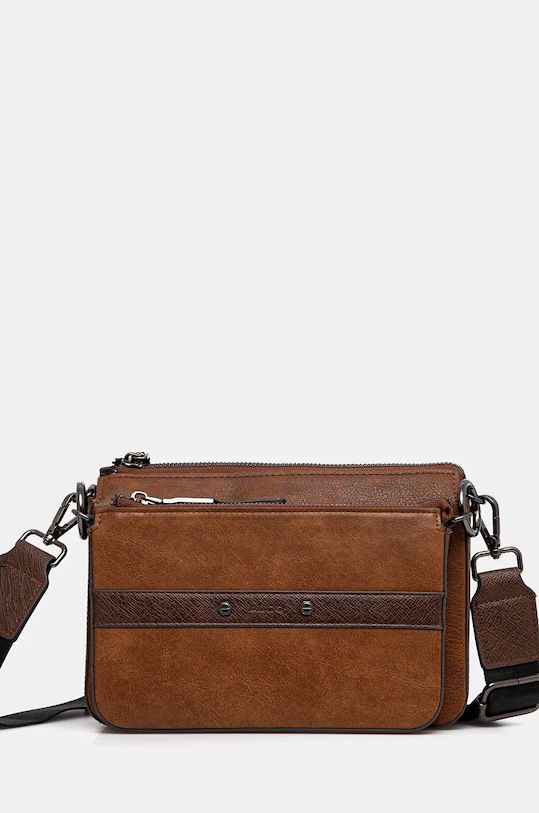 Torba Aldo LEIF imitacija zrnate kože smeđa LEIF.289