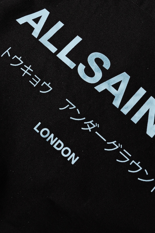 Хлопковая сумка AllSaints M170XB чёрный