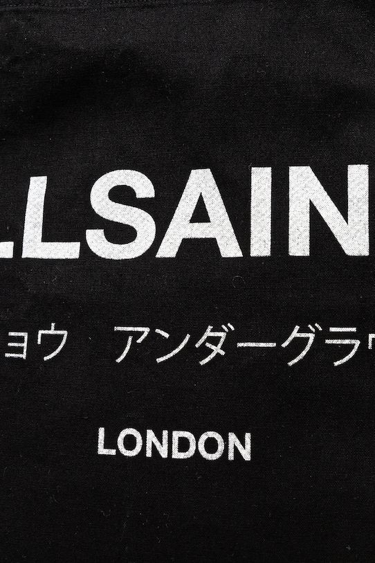 AllSaints geanta de bumbac negru M170XB