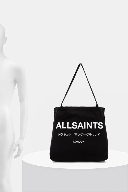 AllSaints torba bawełniana M170XB