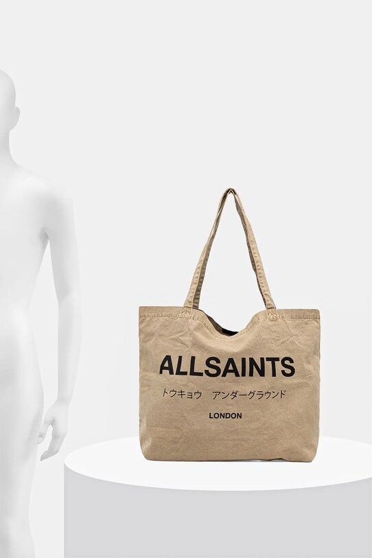 Βαμβακερή τσάντα AllSaints M249XB