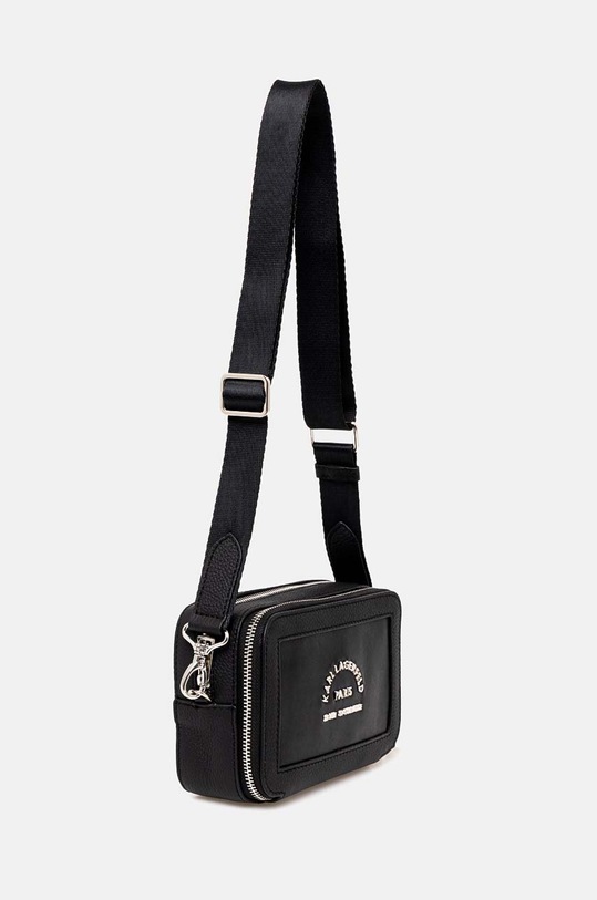 Kožená taška Karl Lagerfeld 542451.815928 černá AW24