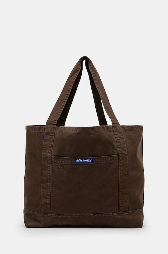 Памучна чанта A-COLD-WALL* изчистен кафяв ACWUG124A