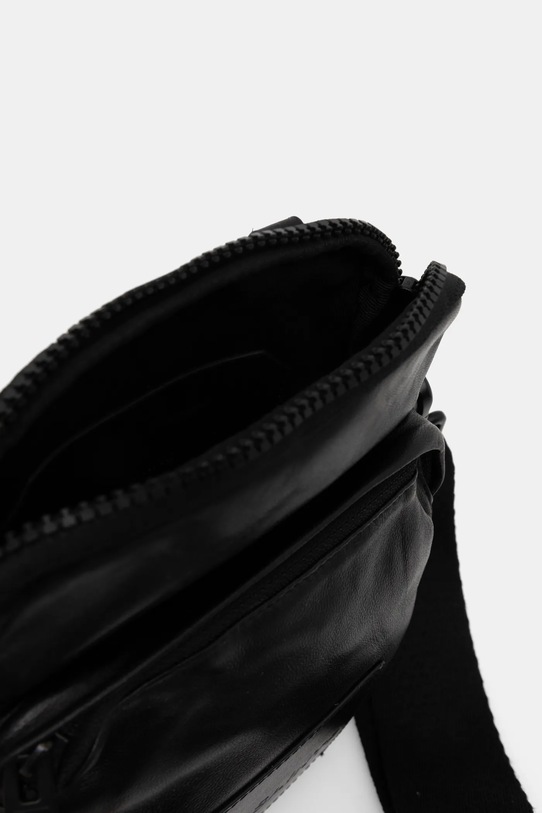 Kožená taška AllSaints FALCON M165XB čierna