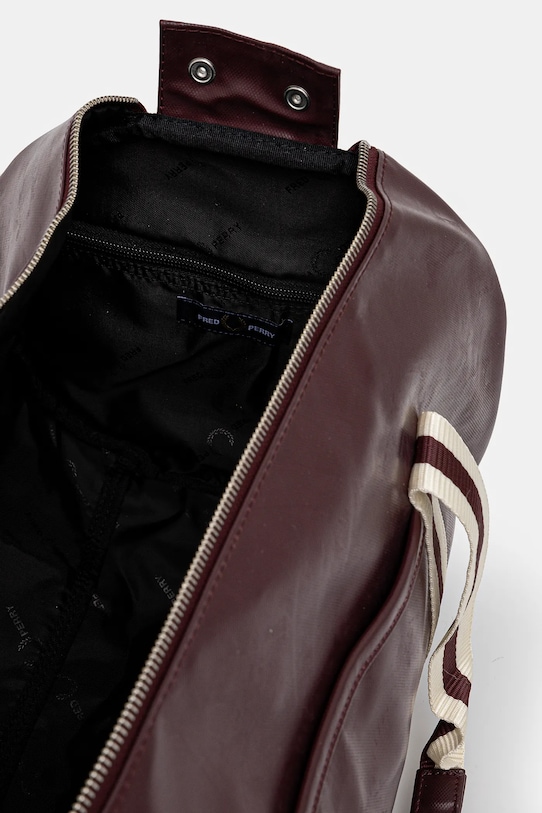 Fred Perry torba Classic Barrel Bag L7255.R82 bordowy