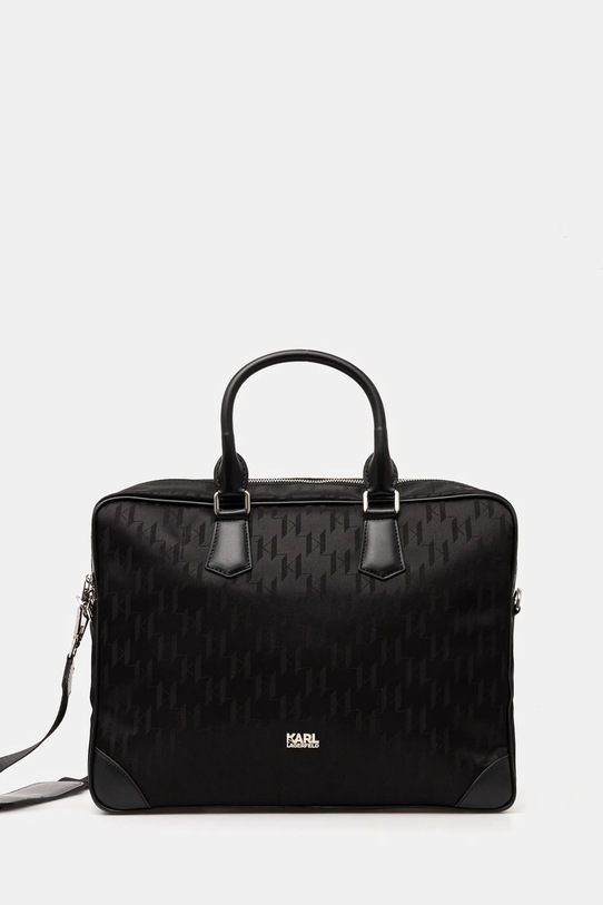 Taška na notebook Karl Lagerfeld vzorovaný čierna 544117.805905