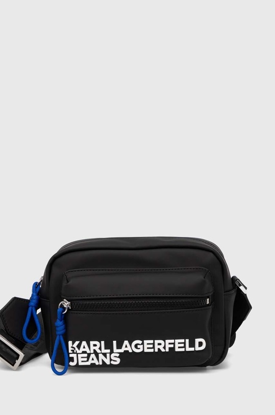 Karl Lagerfeld Jeans borseta nu incape in A4 negru 245D3028