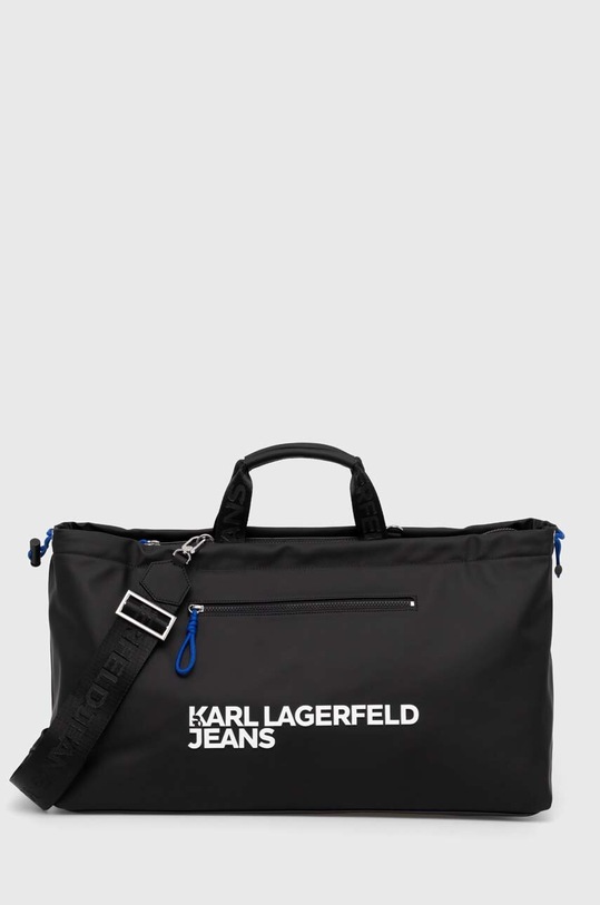 Taška Karl Lagerfeld Jeans nášivka černá 245D3030