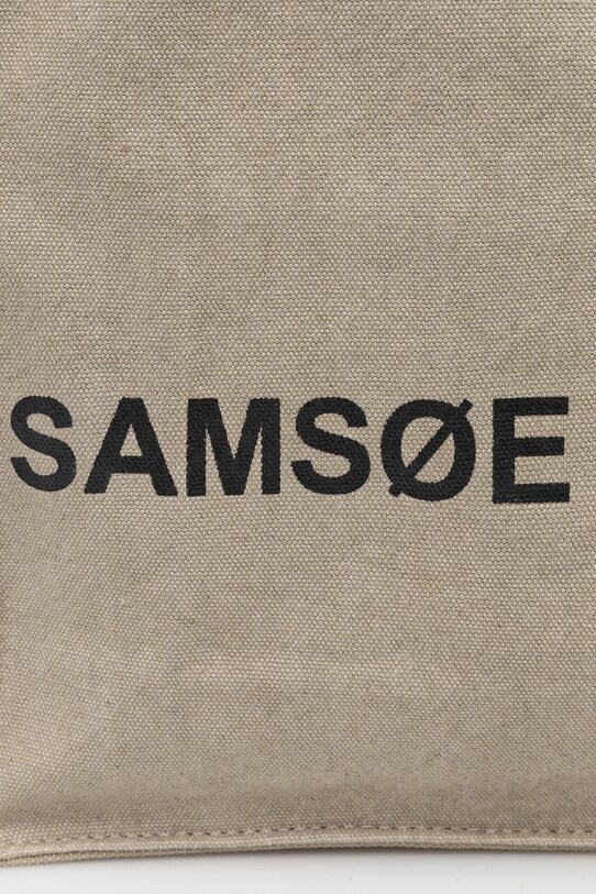 Samsoe Samsoe cotton handbag SALUCCA beige U24300002