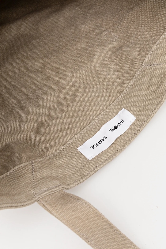 Samsoe Samsoe cotton handbag SALUCCA U24300002 beige