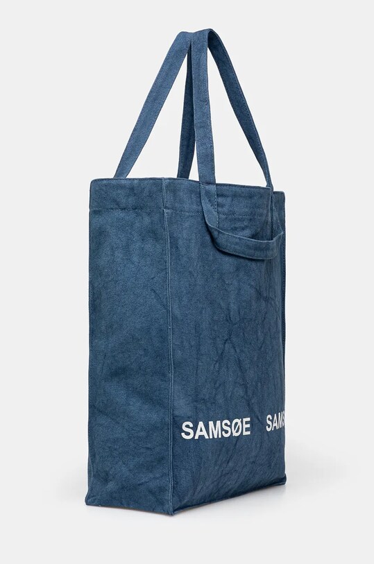 Бавовняна сумка Samsoe Samsoe SALUCCA U24300002 блакитний SS25