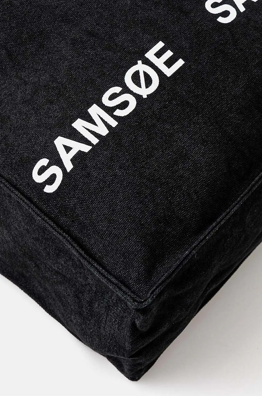 Хлопковая сумка Samsoe Samsoe SALUCCA чёрный U24300002