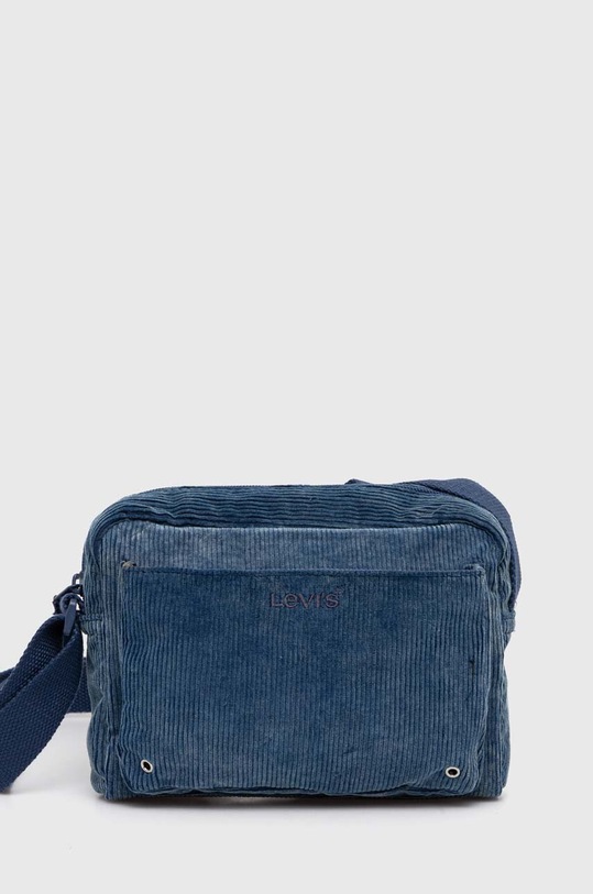 Levi's geantă din catifea uni bleumarin D7875.0006