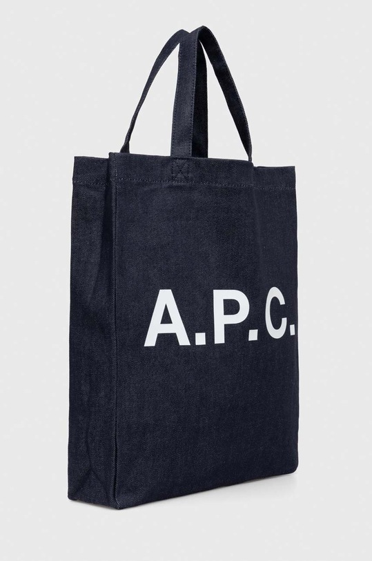 Taška A.P.C. tote lou mini anses COCSX.M61569 tmavomodrá AW24