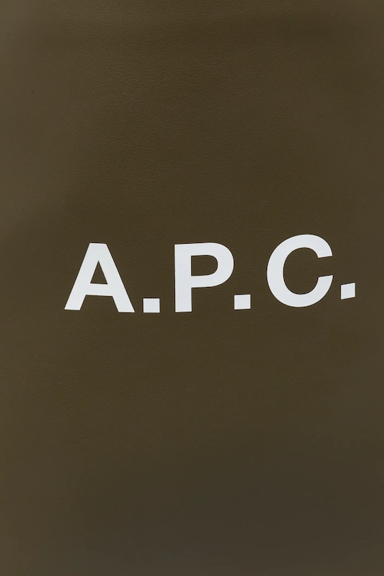 A.P.C. torba tote ninon small zielony PUAAT.M61861