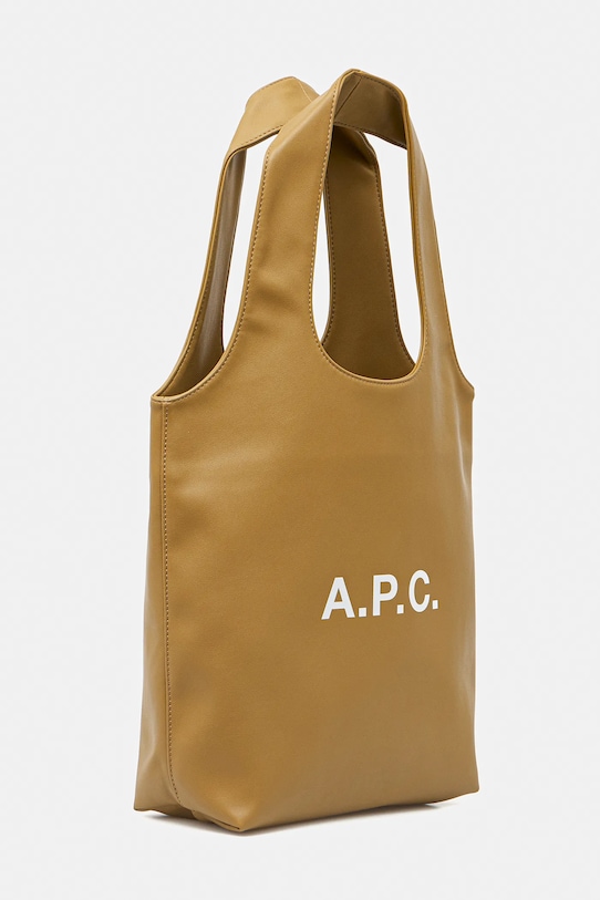 A.P.C. borsa tote ninon small PUAAT.M61861 verde AW25