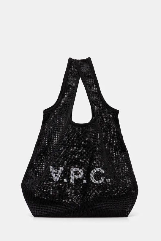 A.P.C. torba sac shopping rebound mieści A4 czarny PSAEU.H61679