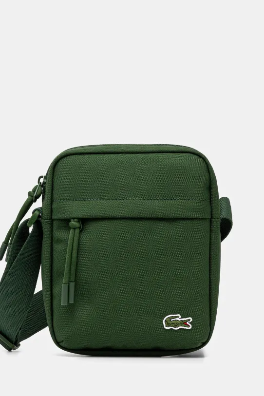 Σακίδιο Lacoste υφασμάτινο πράσινο NU4788NE
