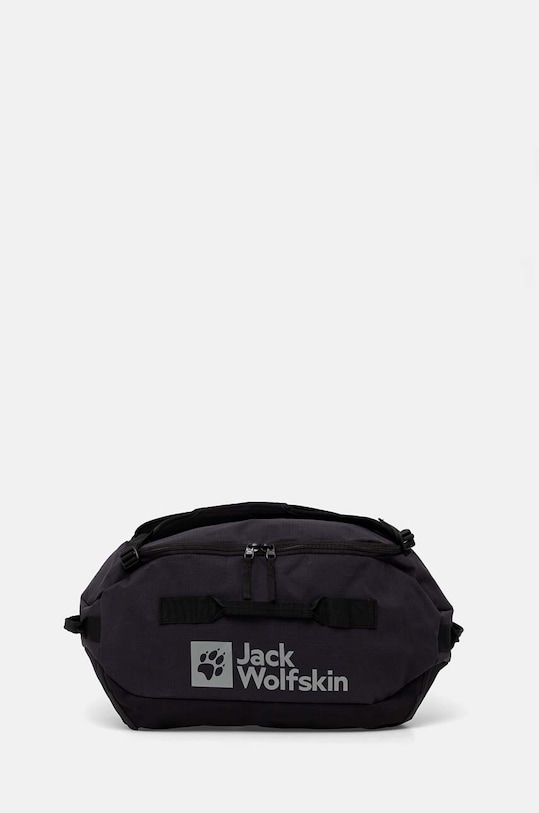 Športová taška Jack Wolfskin All-In Duffle 35 potlač čierna A62110