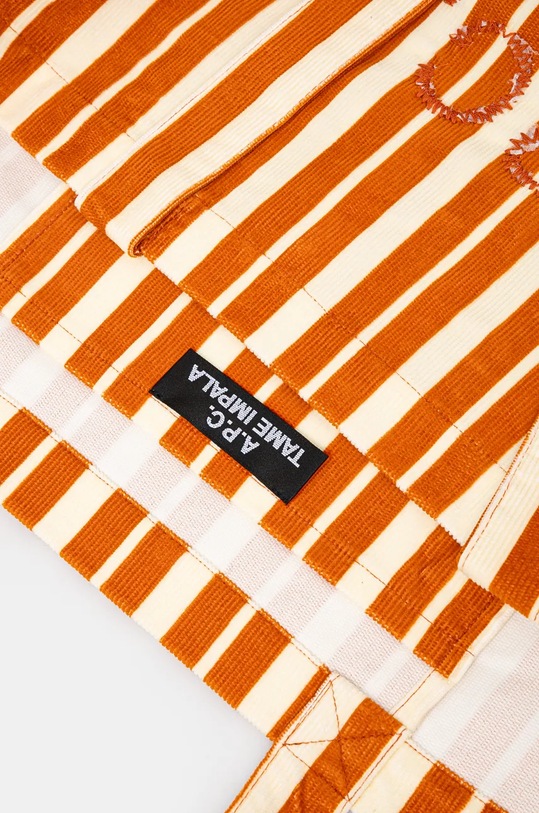 A.P.C. cotton handbag Shopping Leash COHEM.M61966.EAA orange