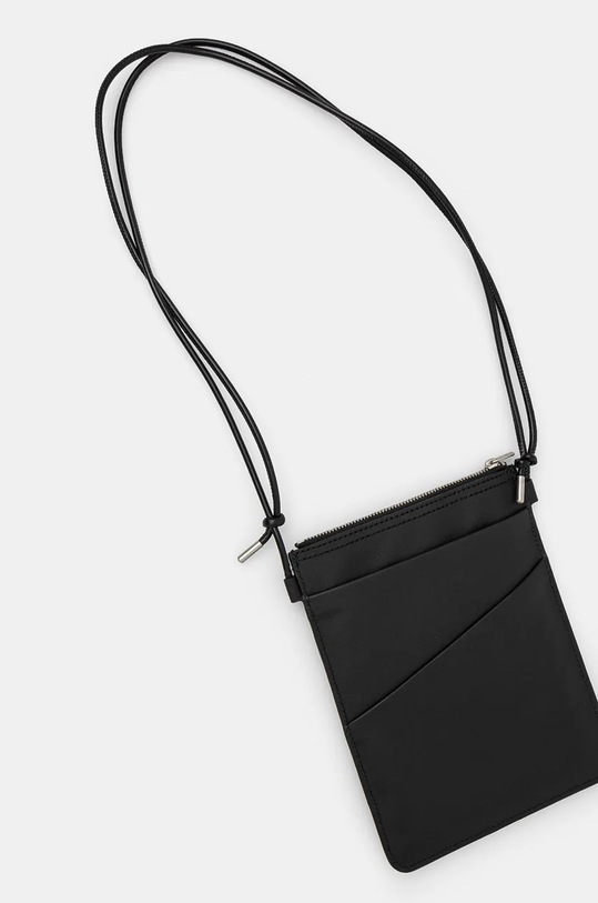 Y-3 leather pouch Cross Body JE2013 black AW24
