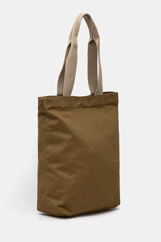 Bavlněná kabelka Levi's D7546.0017 zelená AW24