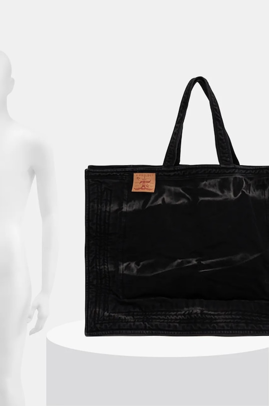 Y/Project geantă din denim MAXI WIRE CABAS BAG 620BA005