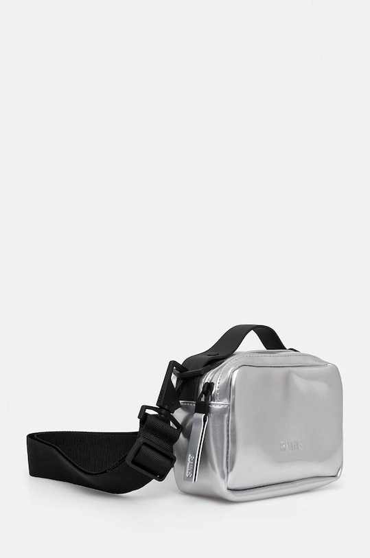 Rains borseta Box Bag Micro W3 14120.51 argintiu AW24