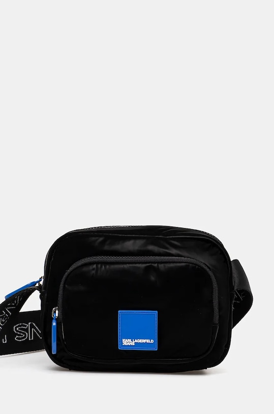 Karl Lagerfeld Jeans saszetka nie mieści A4 czarny 246D3075