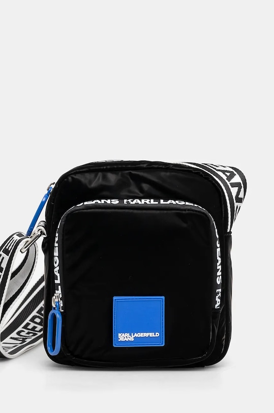 Karl Lagerfeld Jeans saszetka nie mieści A4 czarny 246D3077