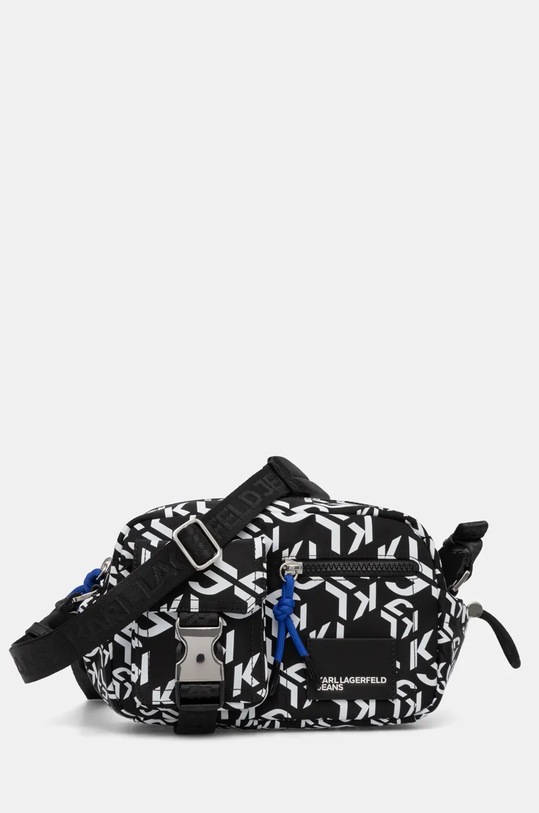 Karl Lagerfeld Jeans saszetka nie mieści A4 czarny 246J3069