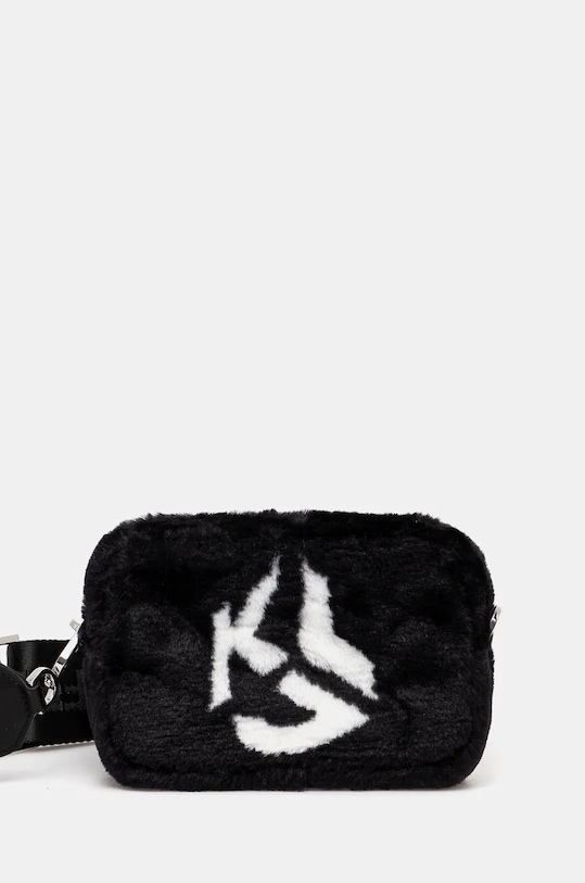 Чанта през рамо Karl Lagerfeld Jeans надпис черен 246J3083