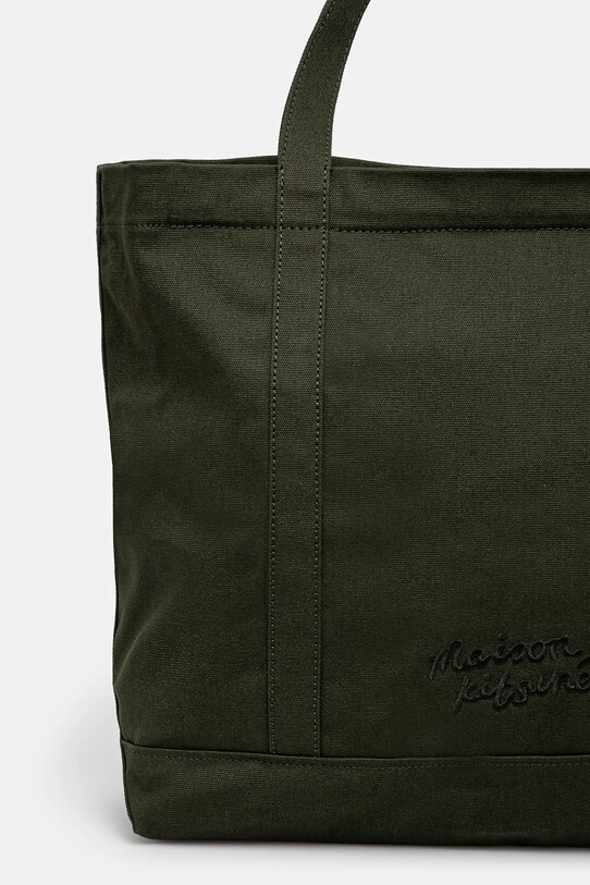 Accessories Maison Kitsuné cotton bag Fox Head LW05104WW0107 green